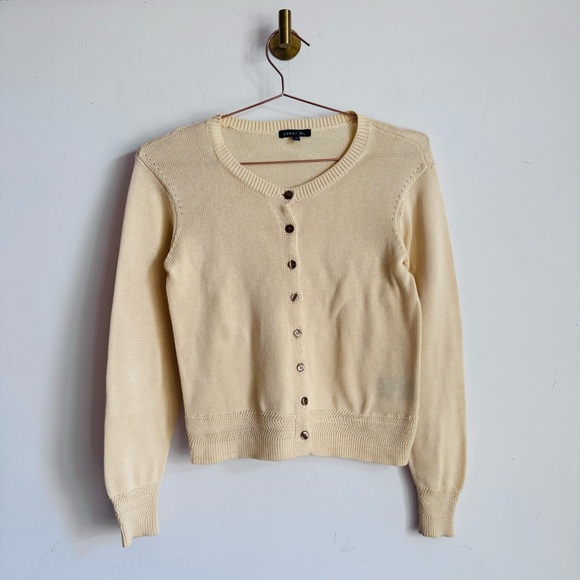 Soeur Tita Cotton Cardigan Ecru 34/XS - Picture 2 of 7